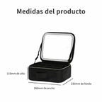 Cosmetiquera con Espejo y Luz Led